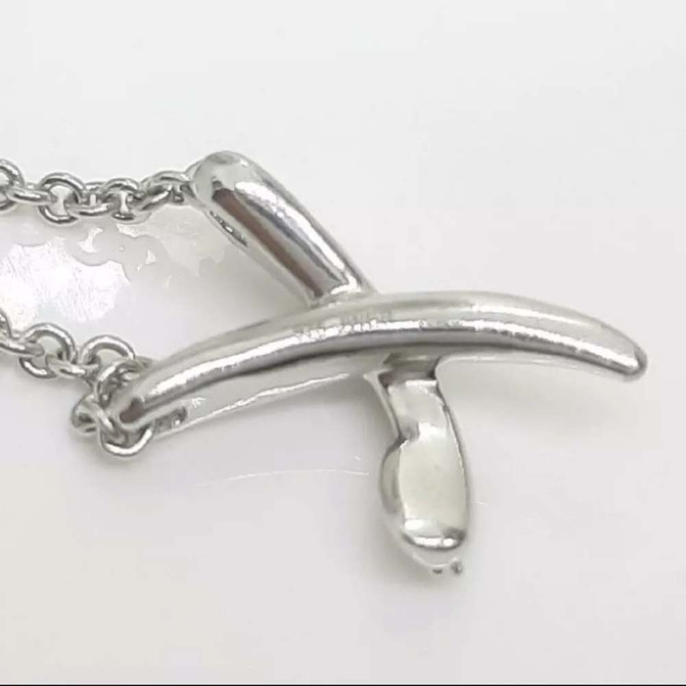 ❌❌❌SOLD❌❌❌ .22 CTW GENUINE DIAMOND HUGS (X) NECKLA - Picture 4 of 10